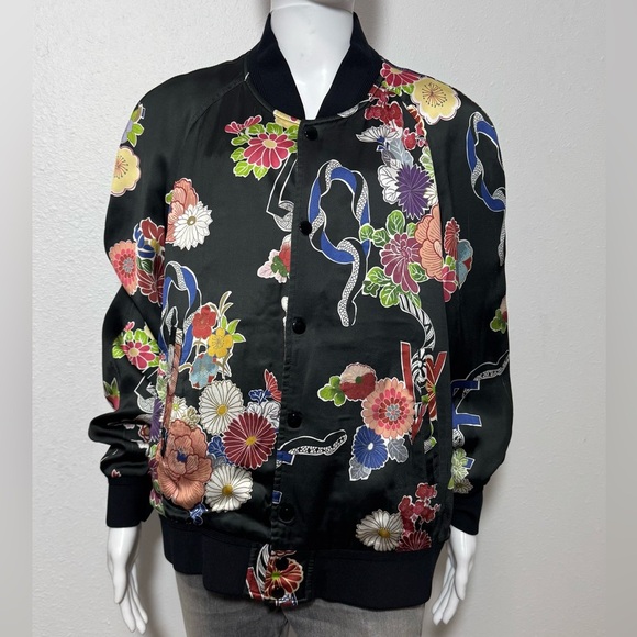 EUC Saint Laurent x Hedi Slimane Floral Bomber - Picture 1 of 16